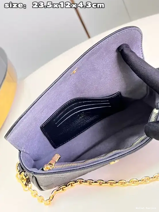 Cheap Ivy on VUITTON Chain Wallet LOUIS 0602